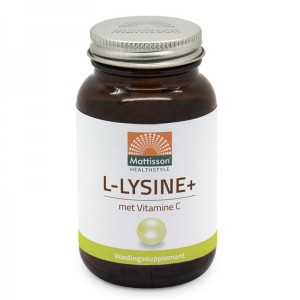 L-Lysine + Vitamin C 90 капсули | Mattisson Healthstyle