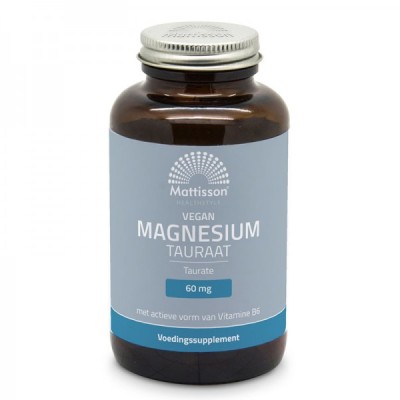 Magnesium Taurate 60 мг 120 капсули | Mattisson Healthstyle