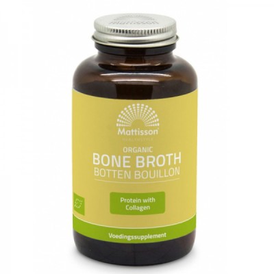 Organic Beef Bone Broth 170 капсули | Mattisson Healthstyle