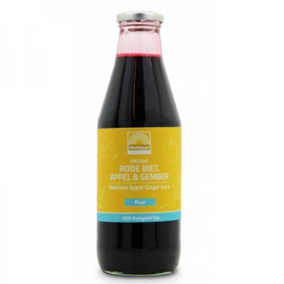 Organic Beetroot Apple Ginger Juice 750 мл | Mattisson Healthstyle Organic Beetroot Apple Ginger Juice 750 мл | Mattisson Healthstyle