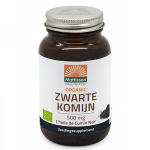 Organic Black Cumin 500 мг 90 капсули | Mattisson Healthstyle