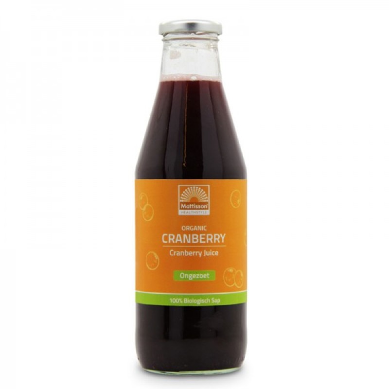 Organic Cranberry Juice 750 мл | Mattisson Healthstyle
