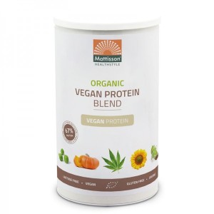 Organic Vegan Protein Blend Powder 400 гр | Mattisson Healthstyle Organic Vegan Protein Blend Powder 400 гр | Mattisson Healthstyle
