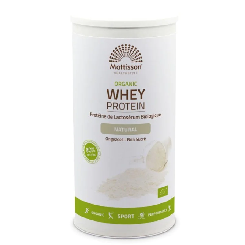 Organic Whey Protein Powder Natural Flavor 450 гр | Mattisson Healthstyle Organic Whey Protein Powder Natural Flavor 450 гр | Mattisson Healthstyle