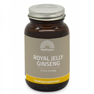 Royal Jelly & Ginseng Extra Energy 60 капсули | Mattisson Healthstyle Royal Jelly & Ginseng Extra Energy 60 капсули | Mattisson Healthstyle