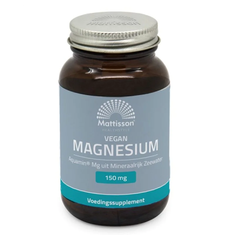 Vegan Aquamarin Magnesium 90 капсули | Mattisson Healthstyle Vegan Aquamarin Magnesium 90 капсули | Mattisson Healthstyle