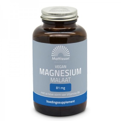 Vegan Magnesium Malate 81 мг 90 капсули | Mattisson Healthstyle
