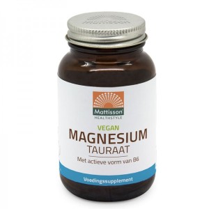 Vegan Magnesium Taurate with Vitamin B6 60 капсули | Mattisson Healthstyle