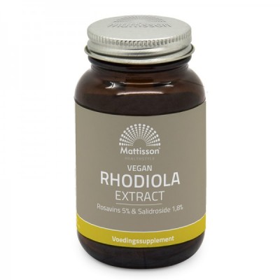 Vegan Rhodiola Extract 60 капсули | Mattisson Healthstyle