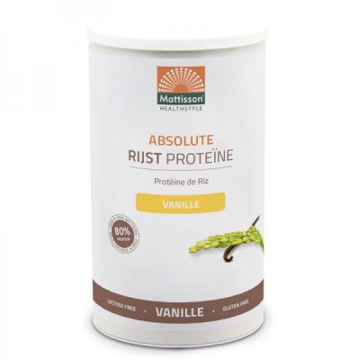Vegan Rice Protein Powder 500 гр | Mattisson Healthstyle Vegan Rice Protein Powder 500 гр | Mattisson Healthstyle