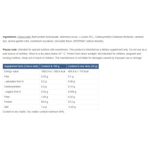 100% Beef Protein - Шоколад 1500 г | MAXXWIN