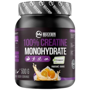 Creapure® Creatine Monohydrate Powder - Портокал 500 г | MAXXWIN