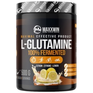 Glutamine Powder / Fermented - Лимон 500 г | MAXXWIN Glutamine Powder / Fermented - Лимон 500 г | MAXXWIN