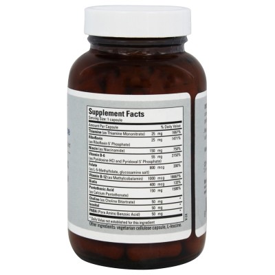 B-Complex Phosphorylated 100 Capsules I Metabolic Maintenance За добро състояние нервната, стомашно-чревната, имунната система Подобрява обмена на веществата Съдейства за доброто възстановяване на клетките B-Complex Phosphorylated 100 Capsules I Metabolic