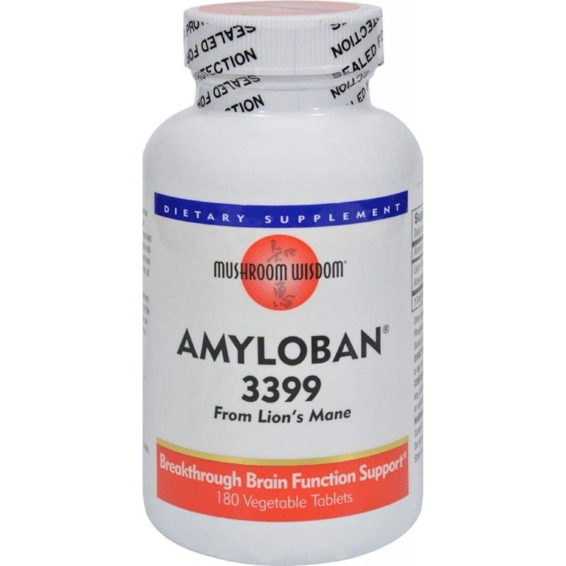 Amyloban 3399 180 таблетки | Mushroom Wisdom