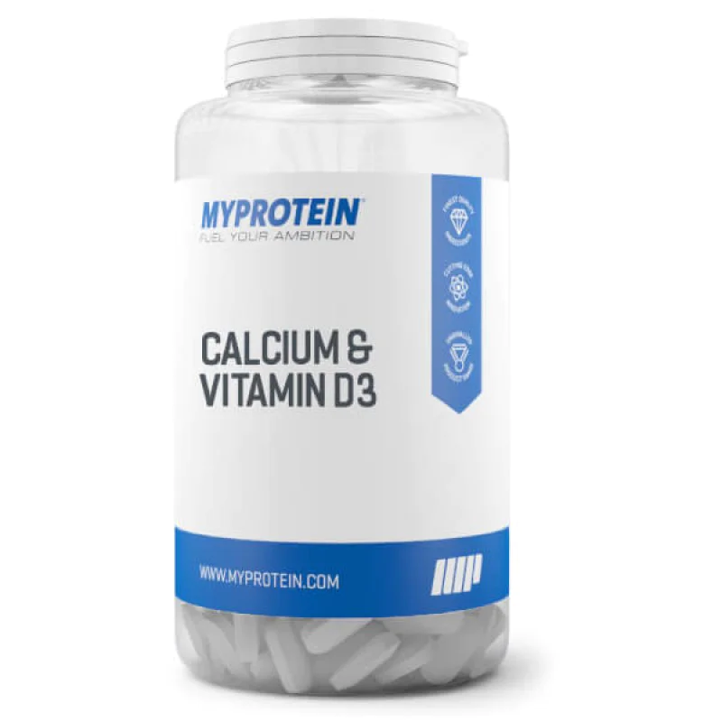 Calcium & Vitamin D3 60 таблетки I MYPROTEIN За по-доброто усвояване на Калций За поддържането на здрава костна система Поддържа здравето на червата Подпомага правилното функциониране на сърцето Сре Calcium & Vitamin D3 60 таблетки I MYPROTEIN За 