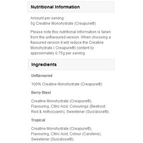 Creapure Creatine Monohydrate 1000 гр | MyProtein