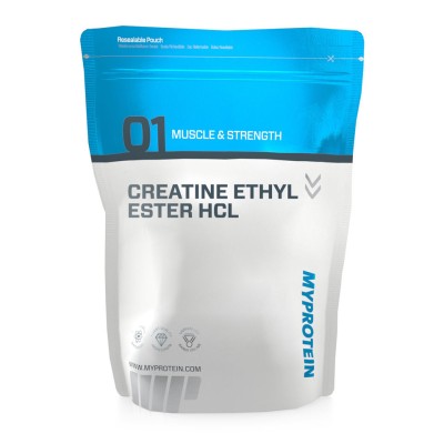 Creatine Ethyl Ester HCL 250/500 гр | MYPROTEIN Креатин Етил Естер представлява Креатин Монохидрат с добавена към него естерна група за по-добра усвоямест и по-голям ефект. Естерифицирания креатин успява по-добре да п Creatine Ethyl Ester HCL 250/500 гр |