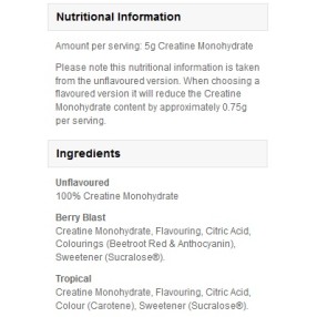 Креатин Монохидрат 1000 гр | MYPROTEIN