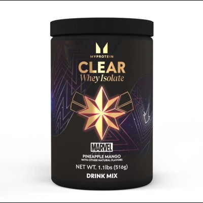 Clear Whey Isolate Marvel - Captain Marvel - Протеин Изолат - Ананас и манго | 516g