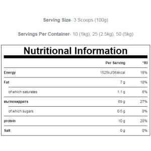 Instant Oats Овкусен 1 кг I MYPROTEIN