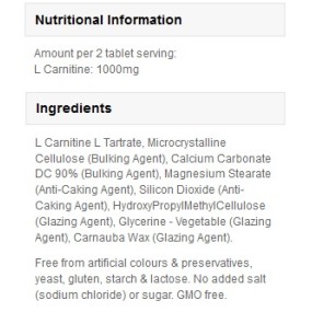 Л-Карнитин 1000 мг 180 таблетки I MYPROTEIN