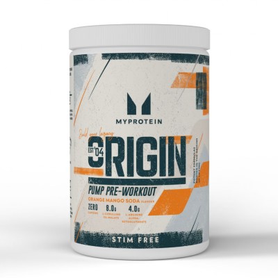 Origin Pre-Workout Stim-Free - Портокал и манго 600 гр | Myprotein