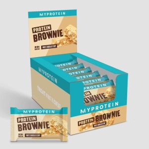 Protein Brownie White Chocolate Flavor 12 бр. | My Protein