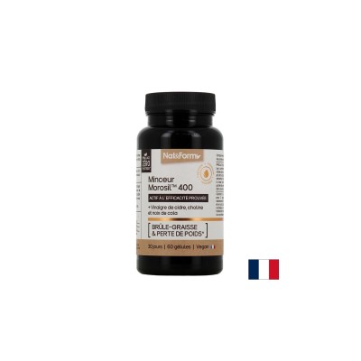 Формула за отслабване с Morosil® (червен портокал), ябълков оцет и холин, 400 mg, 60 капсули