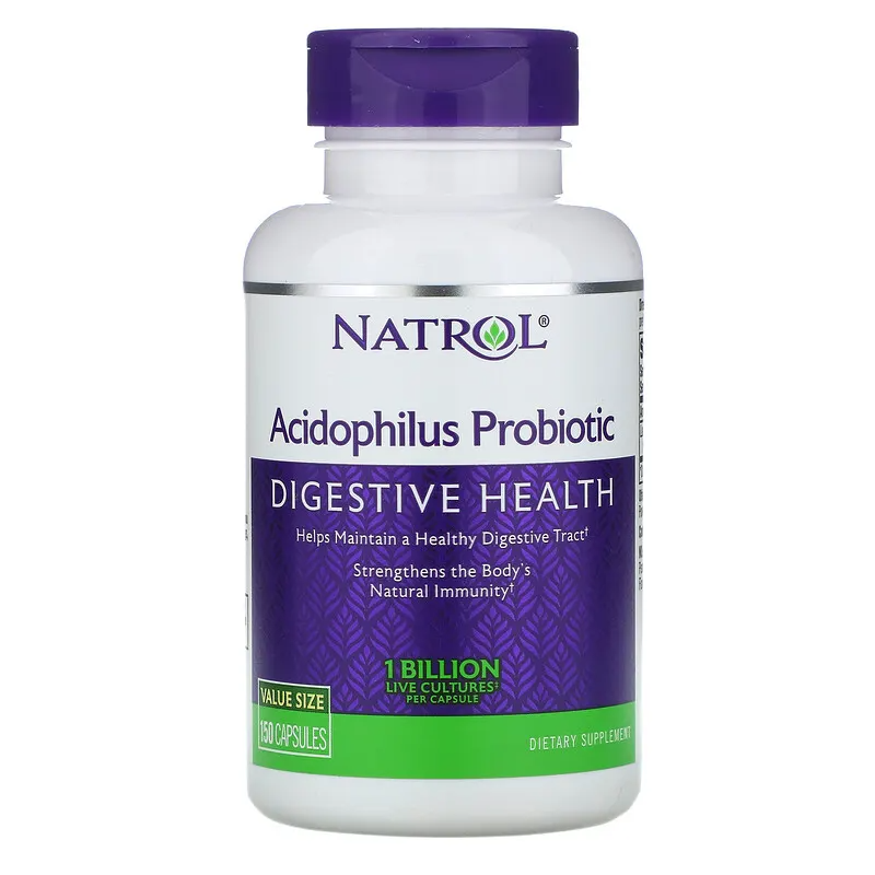 Ацидофилус Пробиотик 100 мг 150 капсули | Natrol