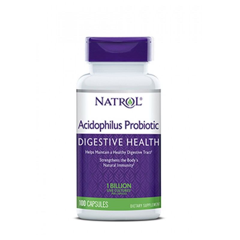 Ацидофилус Пробиотик 100 мг 100 капсули | Natrol