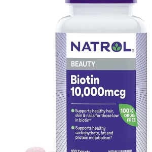 Biotin 10,000 мкг 100 таблетки | Natrol