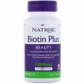 Biotin Plus Lutein 5000 мкг 60 таблетки | Natrol 