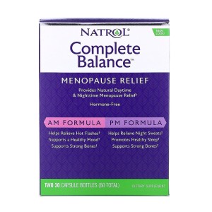 Complete Balance Menopause Relief AM&PM Formula 60 капсули | Natrol