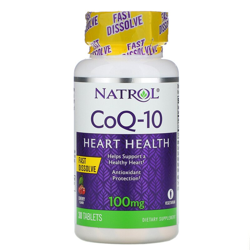 Коензим Q10 100 мг 30 таблетки | Natrol