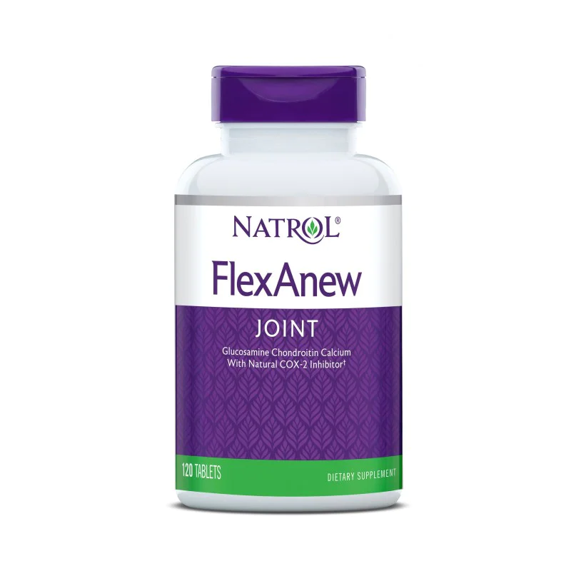 FlexAnew 120 таблетки | Natrol Таблетки лесни за приемане Подпомагат мускулатурата За по-добър комфорт Без скованост и напрежение в ставите FlexAnew 120 таблетки Natrol на топ цена осигур FlexAnew 120 таблетки | Natrol Таблетки лесни за приемане Подпомага