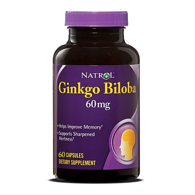 Гинко Билоба (Ginkgo Biloba) 60 мг 60 капсули | Natrol Подобрява концентрацията За по-добра памет Силен антиоксидант Гинко Билоба (Ginkgo Biloba) 60 мг 60 капсули Natrol на изгодна цена подобрява кръвоорос Гинко Билоба (Ginkgo Biloba) 60 мг 60 капсули | N