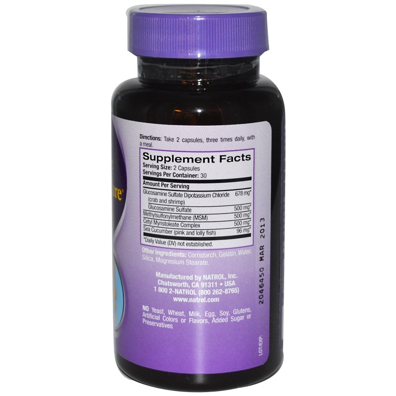 Glucosamine MSM & CetylPure 60 капсули | Natrol Glucosamine MSM & CetylPure 60 капсули | NatrolПодобрява активността на ставите
Защитава от травми и болки
Заздравява ставите и съединителната тъкан
Има противовъзпалително и болкоуспоко Glucosamine MSM & CetylPure 60 капсули | Natrol Подобрява активността на ставите Защитава от травми и болки Заздравява ставите и съединителната тъкан Има противовъзпалително и болкоуспокояващо действие Glucosamine MSM & CetylPure 60 капсули | Natr