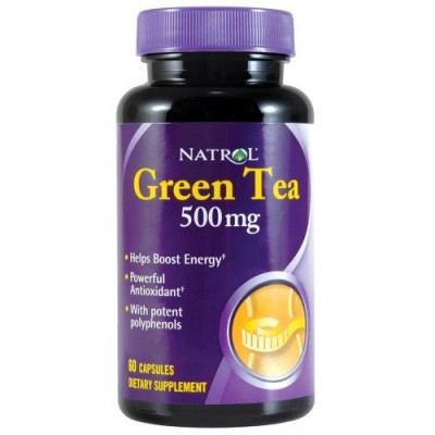 Зелен чай (Green Tea) 500 мг 60 капсули | Natrol Силен антиоксидант С добавени мощни полифеноли Подсилва имунната система Регулира холестерола Нормализира кръвната захар Зелен чай (Green Tea) 500 мг Зелен чай (Green Tea) 500 мг 60 капсули | Natrol Силен а