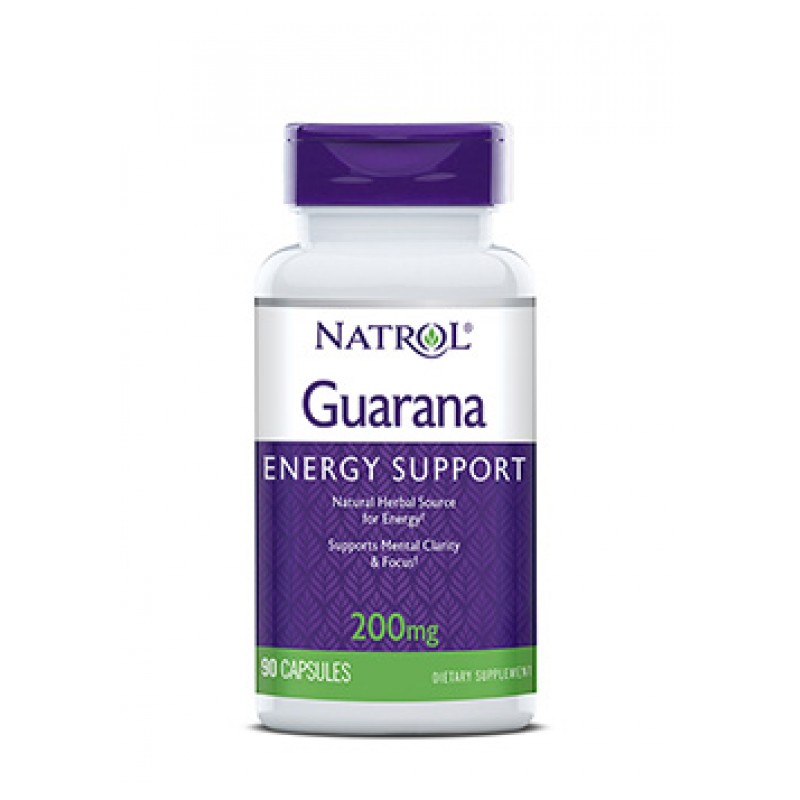 Гуарана Екстракт 4:1 200 мг 90 капсули | Natrol