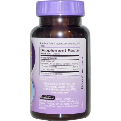 Хиалуронова Киселина 40 мг 30 капсули | Natrol Поддържа здравето на съединителната тъкан Забавя процесите на стареене Прави кожата еластична и здрава Помага за изграждане на хрущяла Хиалуронова Киселина Хиалуронова Киселина 40 мг 30 капсули | Natrol Поддъ