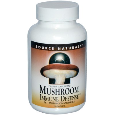 Комплекс от 16 гъби 60 таблетки | Source Naturals 16-Mushroom Complex Хранителна добавка Комплекс от 16 гъби на супер цена от Source Naturals Комплекса от 16 гъби съдържа ценни аминокиселини, минерали и витам Комплекс от 16 гъби 60 таблетки | Source Natur