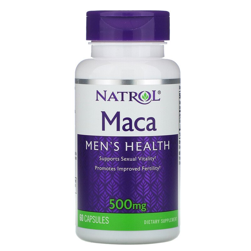 Maca (Мака) 500 мг 60 капсули | Natrol