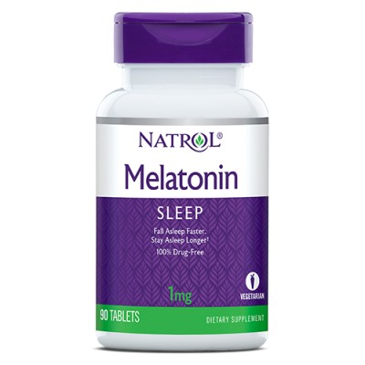 Melatonin 1 мг 90/180 таблетки | Natrol За здрав сън, без непрестанни пробуждания За успешно и бързо заспиване вечер За добра почивка нощем и добро възстановяване на силите За подобряване качеството на сън Melatonin 1 мг 90/180 таблетки | Natrol За здрав 