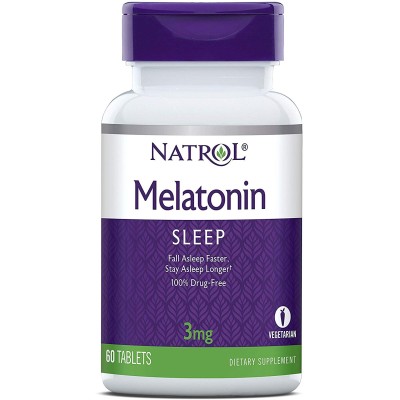 Мелатонин (Melatonin) 3 мг от Natrol - за здрав и спокоен сън Помага при безсъние Може да регулира холестерола Подсилва имунната система При проблеми със съня - решението е Мелатонин на таблетки&nb Мелатонин (Melatonin) 3 мг от Natrol - за здрав и спо