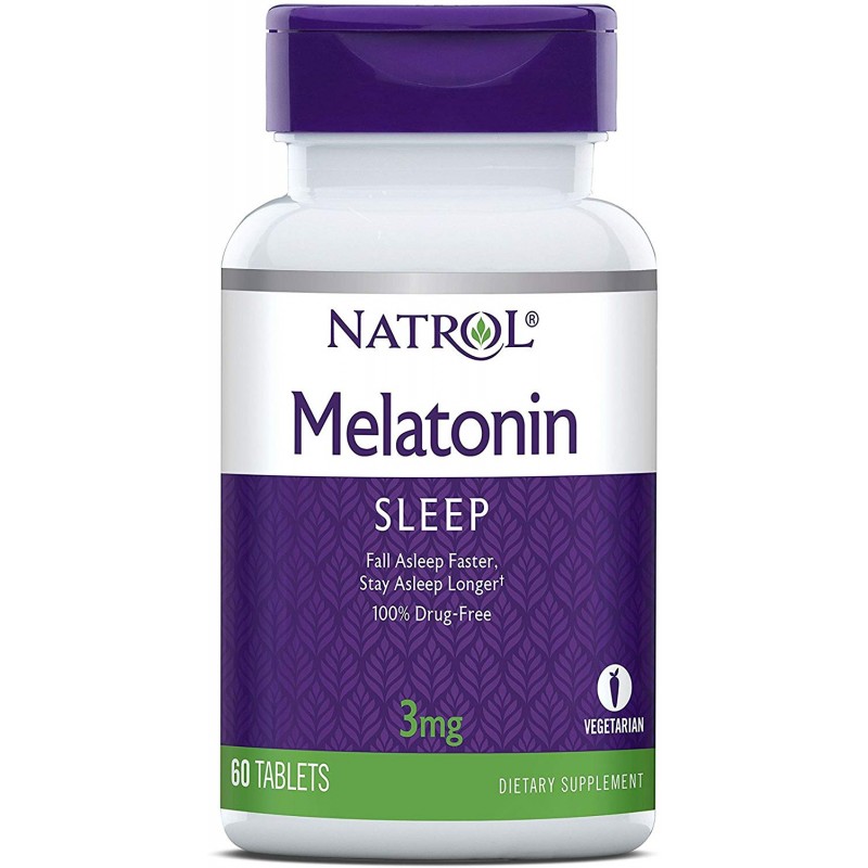 Мелатонин | 3 мг 60 таблетки | Natrol