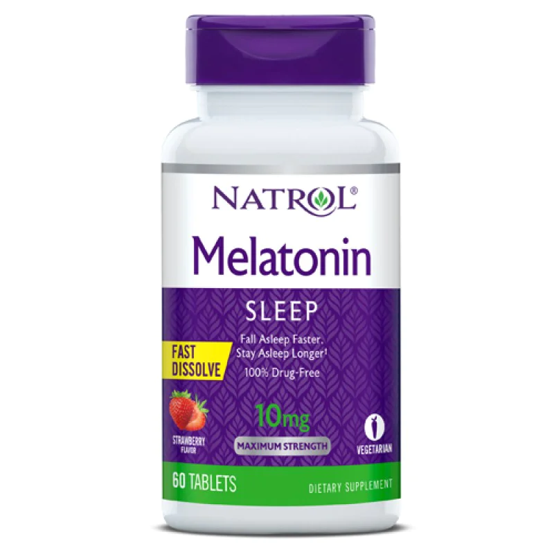 Melatonin (Fast Dissolve) 10 мг 60 таблетки | Natrol