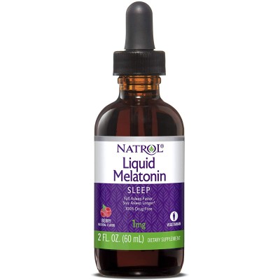 Melatonin Liquid 1 мг 60 мл | Natrol За здрав, спокоен, непрекъснат сън Срещу сънливост и недоспиване За по-бързо и качествено заспиване При състояния на безсъние и нарушения на съня За регулиране на ци Melatonin Liquid 1 мг 60 мл | Natrol За здрав, споко