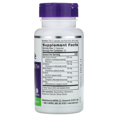 Milk Thistle 525 мг 60 капсули | Natrol Milk Thistle 525 мг 60 капсули | NatrolMilk Thistle Advantage стимулира детоксикацията и изхвърлянето на отпадъците
Елиминира токсините
Поддържа здравето на черния дроб
Има мощен антиоксидантен ефект
Milk Thistle 525 мг 60 капсули | Natrol Milk Thistle Advantage стимулира детоксикацията и изхвърлянето на отпадъците Елиминира токсините Поддържа здравето на черния дроб Има мощен антиоксидантен ефект Д Milk Thistle 525 мг 60 капсули | Natrol Milk Thistle
