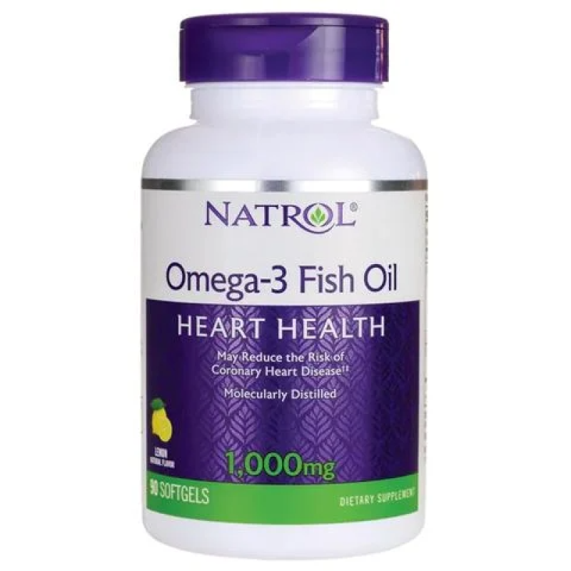 Omega-3 Fish Oil 1000 мг 90 гел-капсули | Natrol